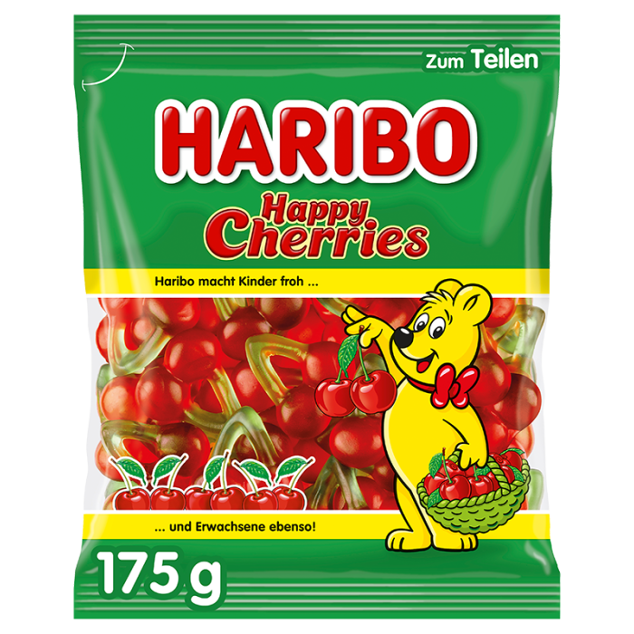 Żelki Happy Cherries 175g - Haribo main product photo