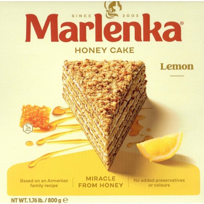 Ciasto miodowo-cytrynowe tort 800g - Marlenka main product photo