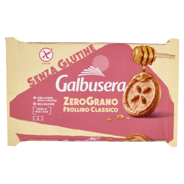 Ciastka bezglutenowe Frollino 220g - Galbusera main product photo
