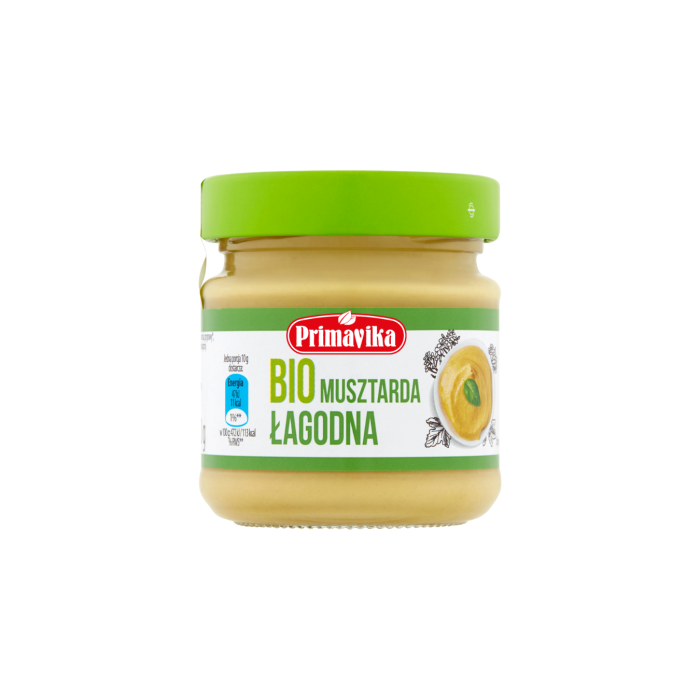 Musztarda łagodna BIO 170g - Primavika main product photo