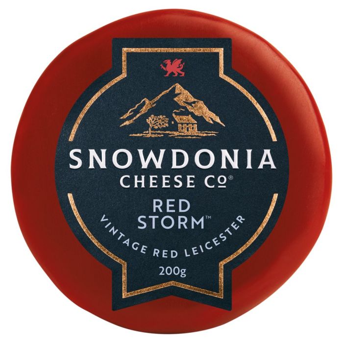 Ser Cheddar Red Storm 200g - Snowdonia main product photo