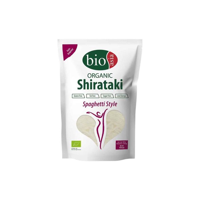 BIO Shirataki w postaci spaghetti z mąki Konjac - BioAsia main product photo