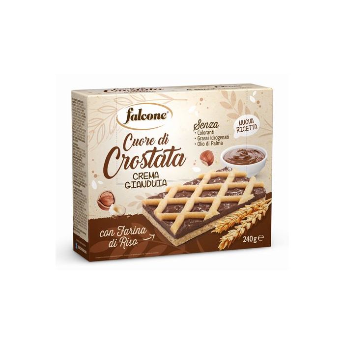 Tarta z kremem orzechowym Crostata crema gianduia 240g - Falcone main product photo