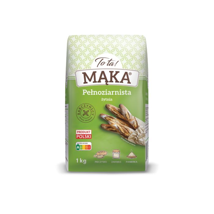Mąka pełnoziarnista żytnia 1kg - Tota main product photo