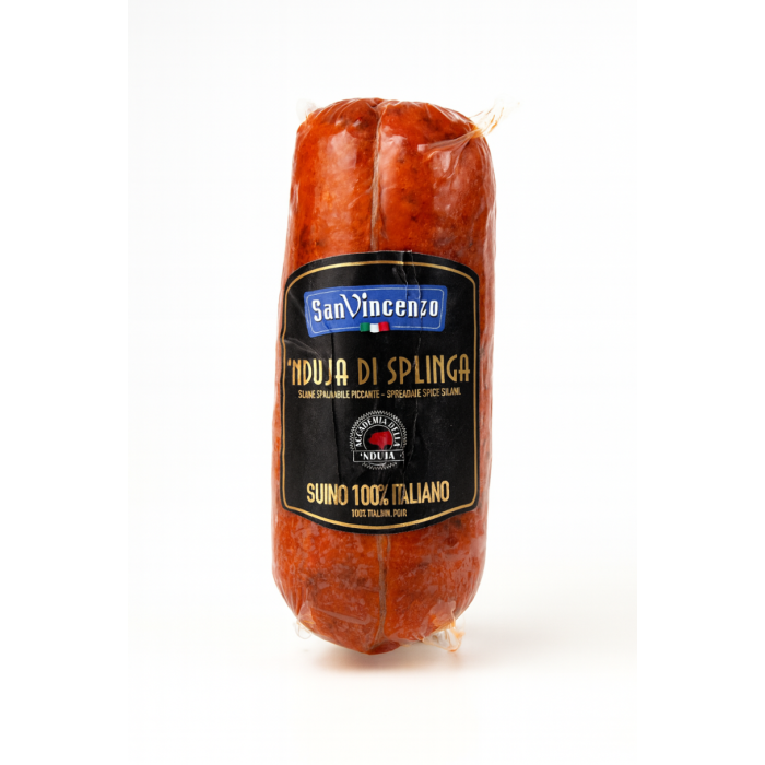 Kiełbasa typu salami Nduja di Splinga Suino 100% italiano 400g - San Vincenzo main product photo