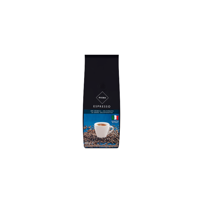 Kawa ziarnista Espresso Decaffeina 500g - Rioba main product photo