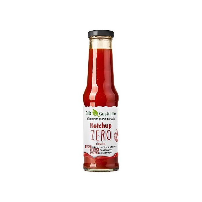 Ketchup Zero Bio 350g - Bio Gustiamo main product photo