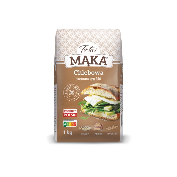 Mąka pszenna chlebowa typ 750 1kg - Tota main product photo