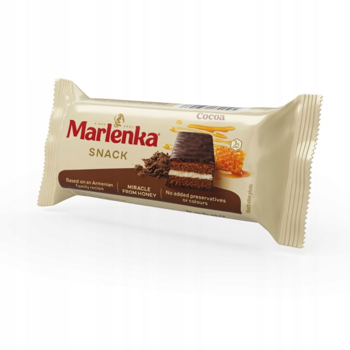 Batonik snack miodowo-kakaowy 50 g - Marlenka main product photo