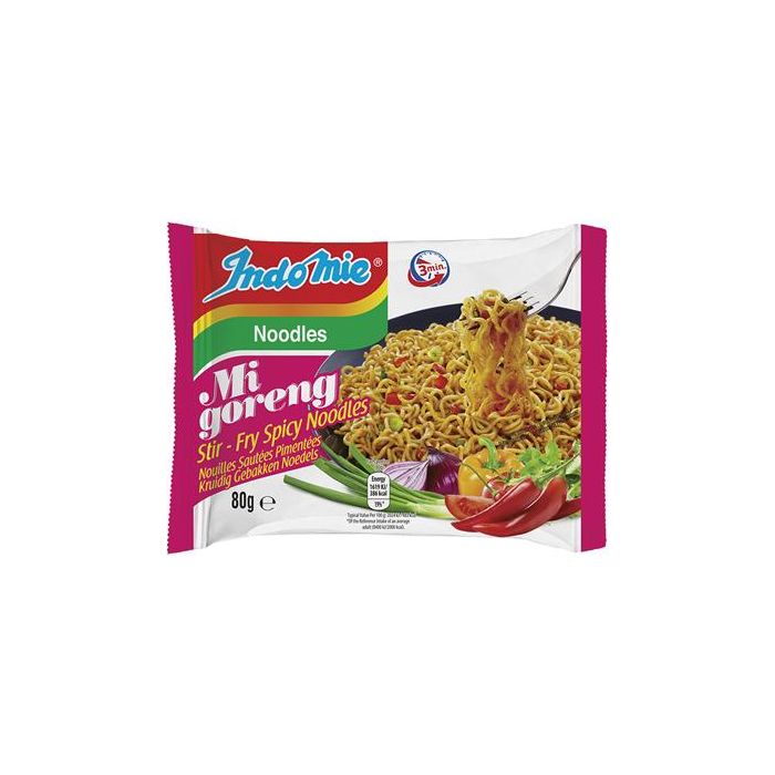 Makaron błyskawiczny Mi Goreng Pedas 80g - Indomie main product photo