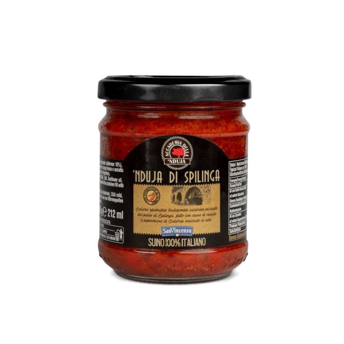 Kiełbasa Njdua Spilinga Piccante 185g PF VST - San Vincenzo main product photo