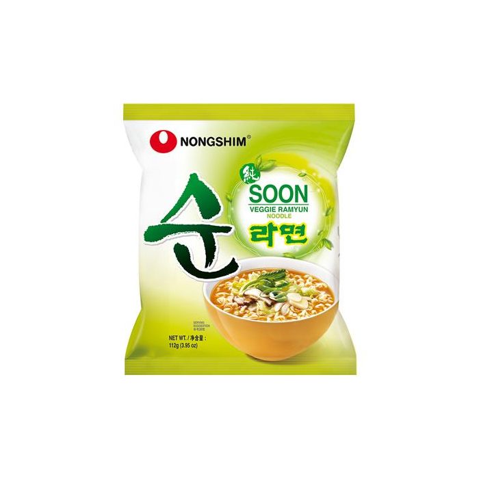 Zupa wegetariańska instant Soon Veggie Ramyun 112g - Nongshim main product photo