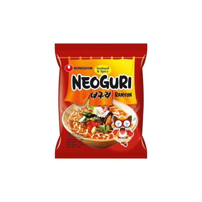 Zupa owoce morza instant Neoguri 120g - Nongshim main product photo