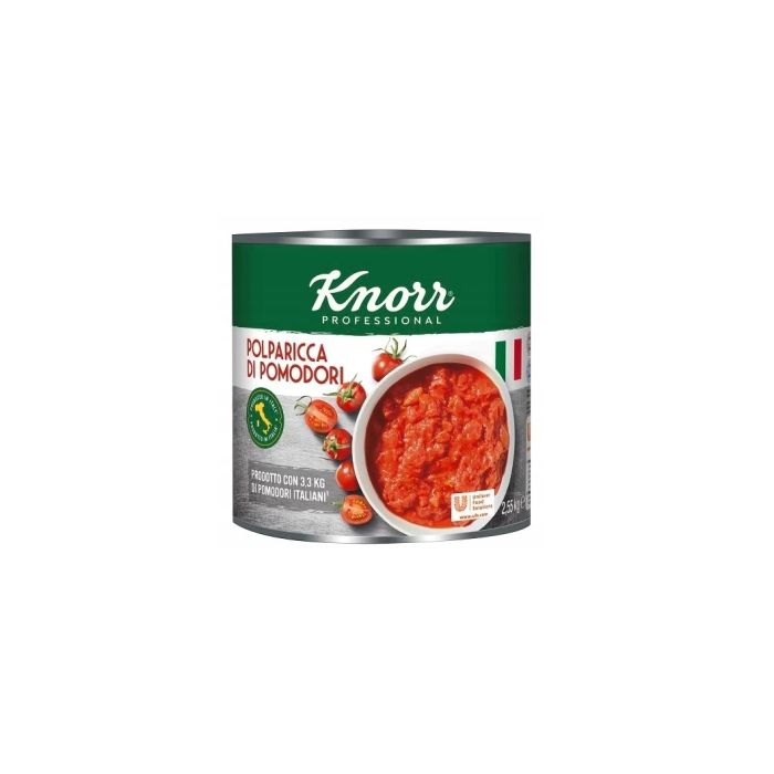 Pomidory bez skórki krojone 2,55 kg - Knorr main product photo