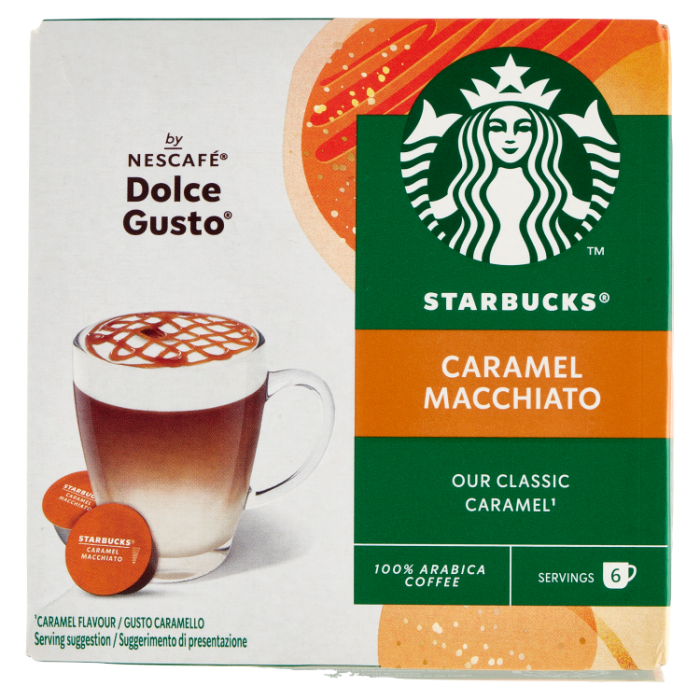Kawa w kapsułkach Dolce Gusto Caramel Macchiato 127,8g - Starbucks main product photo