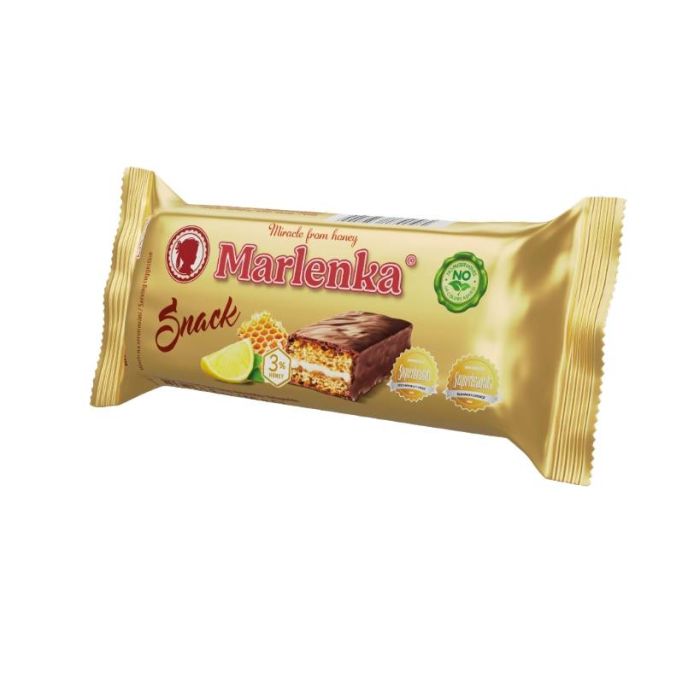 Batonik snack miodowo-cytrynowy 50 g - Marlenka main product photo