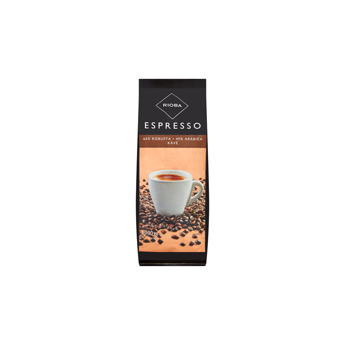 Kawa ziarnista espresso brązowa 1kg - Rioba main product photo