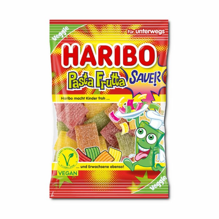 Żelki Pasta Frutta Sauer kwaśne 85g - Haribo main product photo