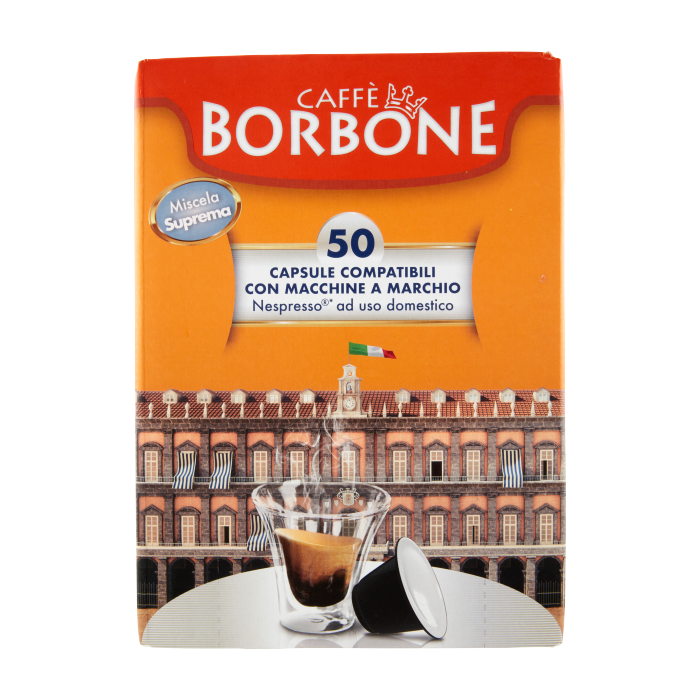 Kawa w kapsułkach 50szt Miscela Suprema Nespresso Caps - Caffe Borbone main product photo