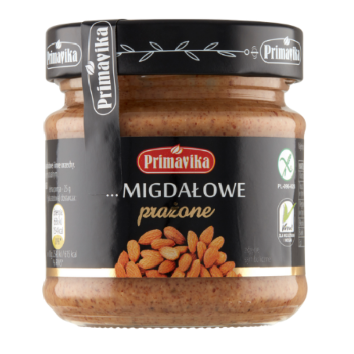 Pasta z migdałów prażone 185g - Primavika main product photo