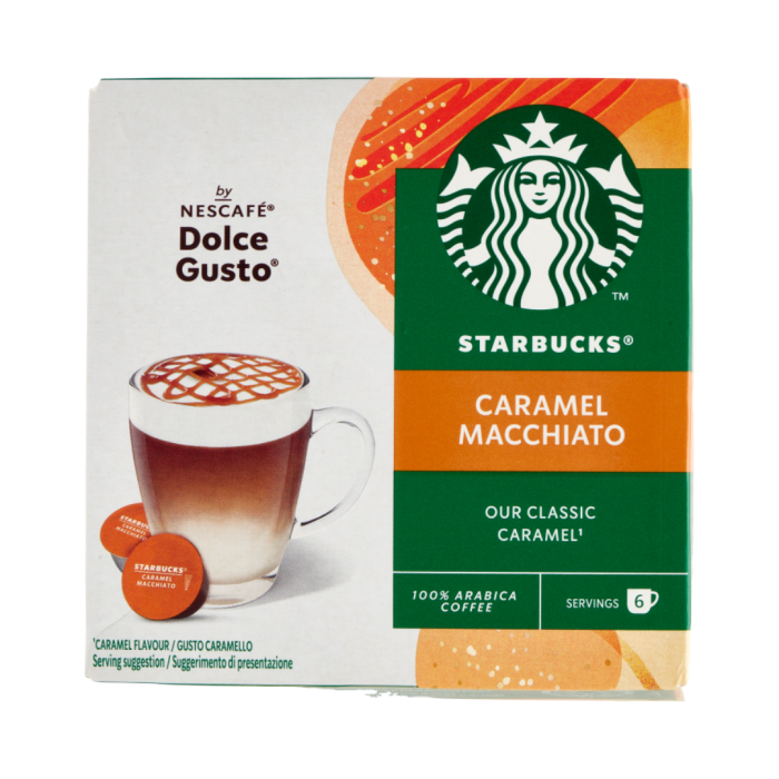 Kawa w kapsułkach Dolce Gusto Caramel Macchiato 127,8g - Starbucks main product photo