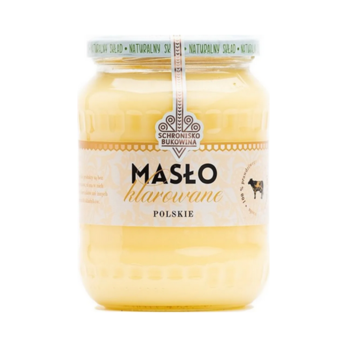 Masło klarowane 700ml słoik szklany Schronisko Bukowina main product photo