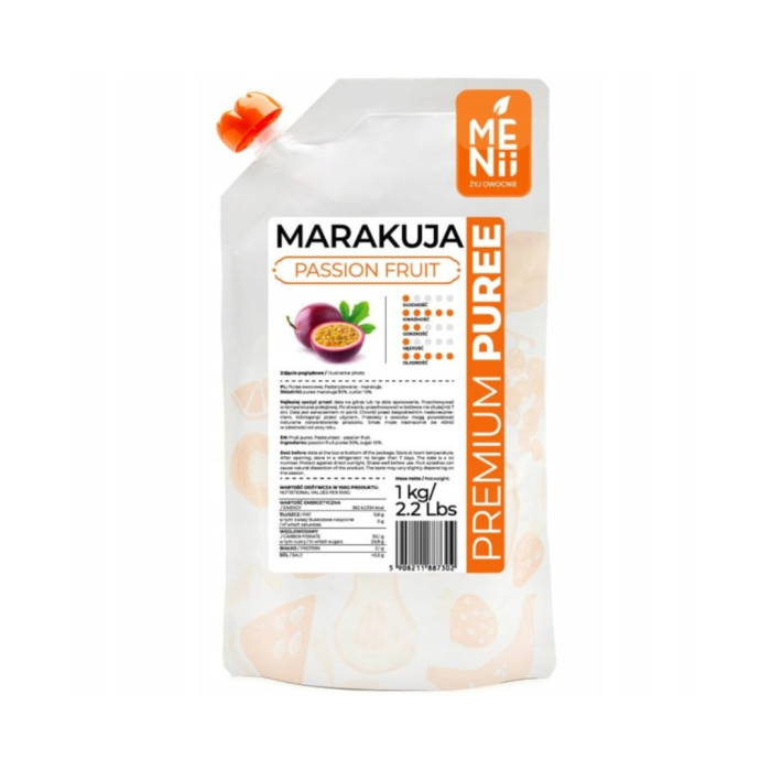 Puree Marakuja Pulpa Owocowa Passion Fruit 1kg - Menii main product photo