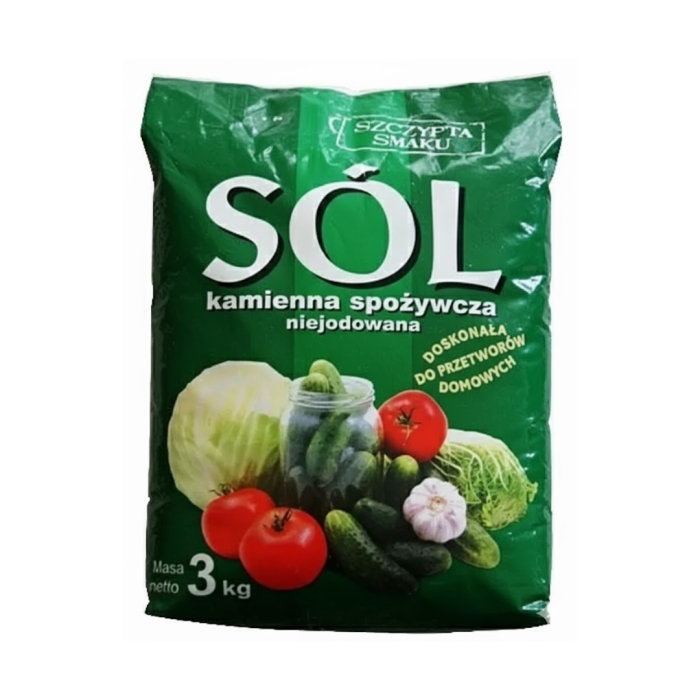 Sól kłodawska, niejodowana 3kg - Kopalnia Soli Kłodawa main product photo
