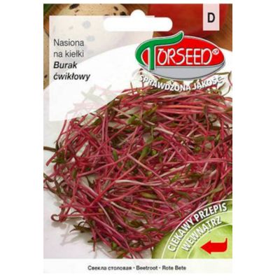 Burak ćwikłowy czerwony, nasiona na kiełki 100g - Torseed