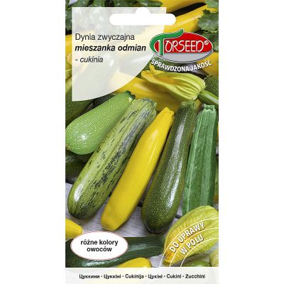 Nasiona Dynia zwyczajna - Cukinia mieszanka odmian 3g - Torseed