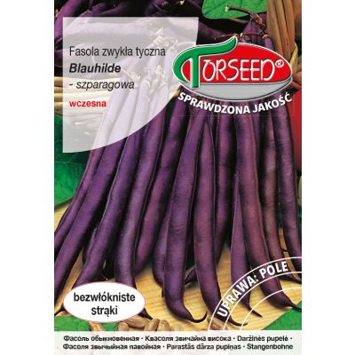 Nasiona Fasola tyczna szparagowa Blauhilde 10g - Torseed
