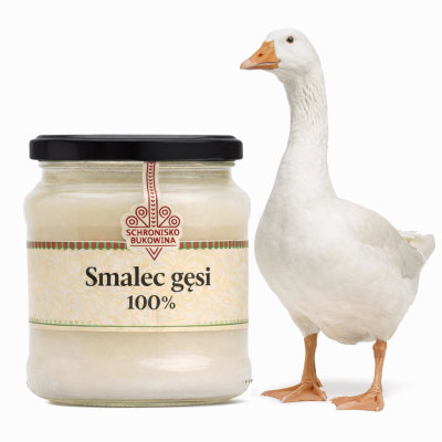 Smalec gęsi 430 ml 320 g- Schronisko Bukowina