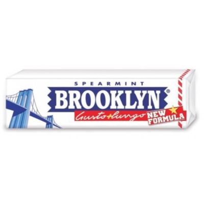 Guma do żucia Chewing Gum Spearmint 25g - Brooklyn, Uszkodzone opakowanie, bez ubytku