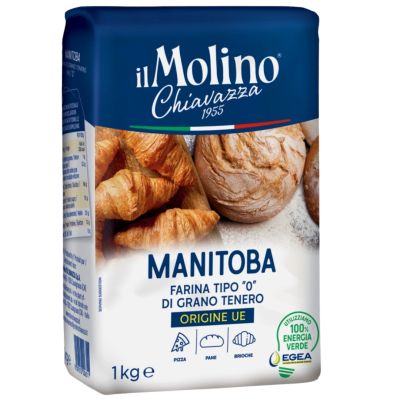 Mąka pszenna TYP "0" Manitoba 1kg - il Molino Chiavazza