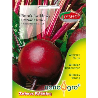 Nasiona Burak ćwikłowy Czerwona Kula 2 NANO- Torseed