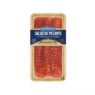 Kiełbasa Salsiccia Piccante di Calabria Peperoncino 80g - San Vincenzo