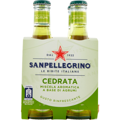 Napój gazowany Cedrata 4x200ml - San Pellegrino, Uszkodzona etykieta