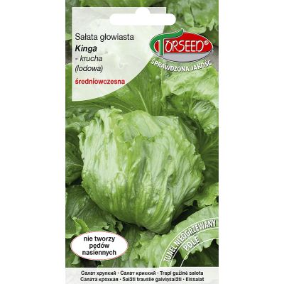 Nasiona Sałata głow krucha (do upr.w tunelu i w polu) Kinga 0,5g - Torseed
