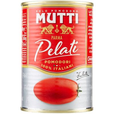 Pomidory Pelati 400g - Mutti, opakowanie zgniecione