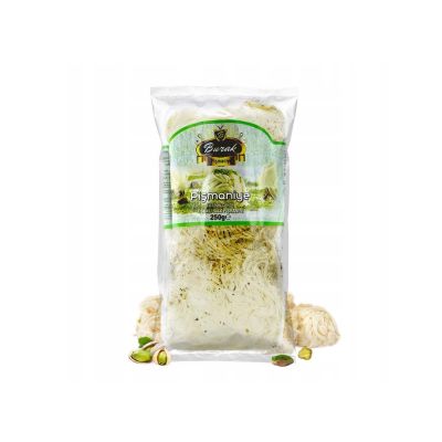 Wata cukrowa z pistacjami do czekolady anielskiej Pismaniye 250g - Burak, Krótki termin