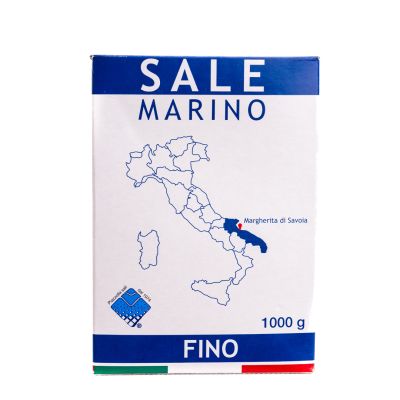Sól morska Sale marino Fino 1kg - Piazzolla, opakowanie zgniecione