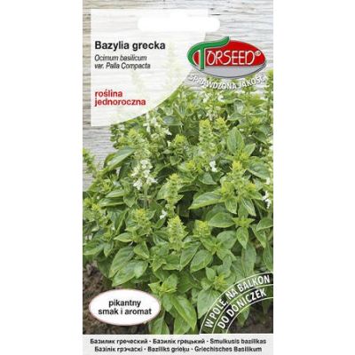 nasiona Bazylia grecka, Ocinum basilicum var. Palla Compacta 0,1g - Torseed