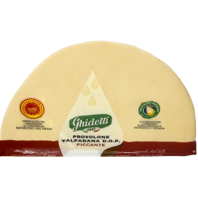 Ser Provolone Valpadana PDO pikantny, półksiężyc 200g - Ghidetti