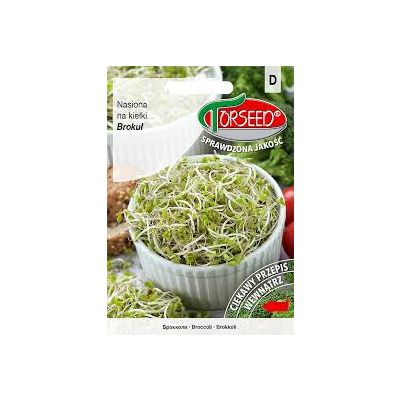 Brokuł, typ Calabrese - grube, mięsiste kiełki 10g - Torseed