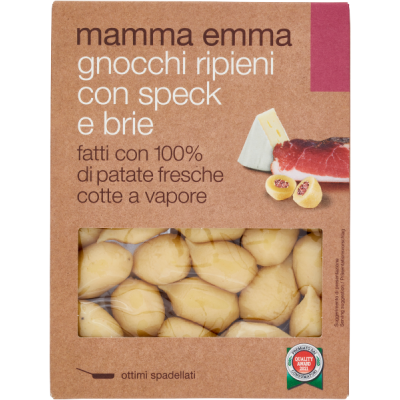 Gnocchi nadziewane speckiem i serkiem brie 350g - Mamma Emma