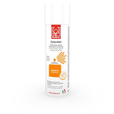 Zamsz cukierniczy pomarańczowy Colorvel Spray Arancio Vell.250ml - Modecor