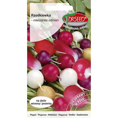 Nasiona Rzodkiewka mieszanka odmian 10g - Torseed
