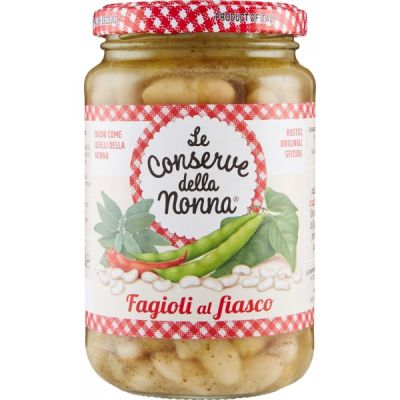 Fasola Fagioli al fiasco 360g - Conserve della Nonna