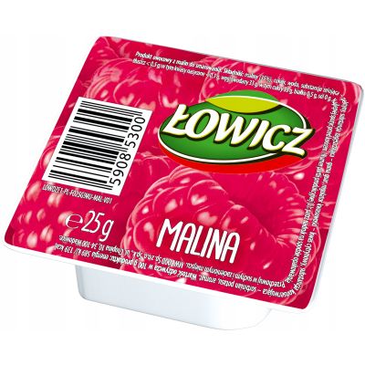 Dżem malinowy monoporcja 25g - Łowicz