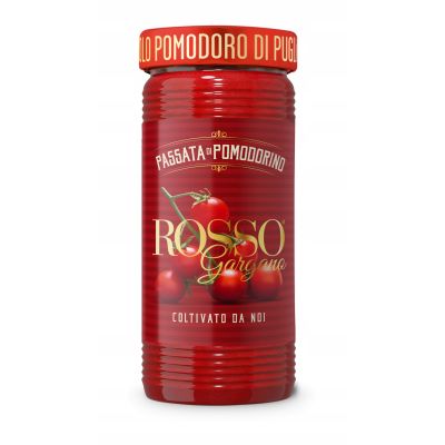 Passata z pomidorów koktajlowych Pomodorino di Pulgia 290g  - Rosso Gargano